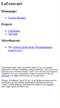Mobile Screenshot of lafraze.net
